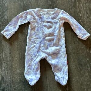 Magnetic Me Lavender Tie-Dye Baby Girl Pajama
